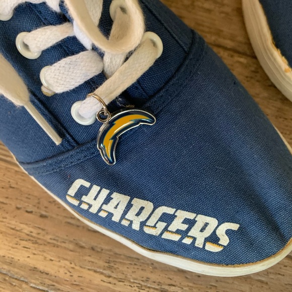Chargers Women's Canvas Shoes by Bradford Exchange - Picture 2 of 8